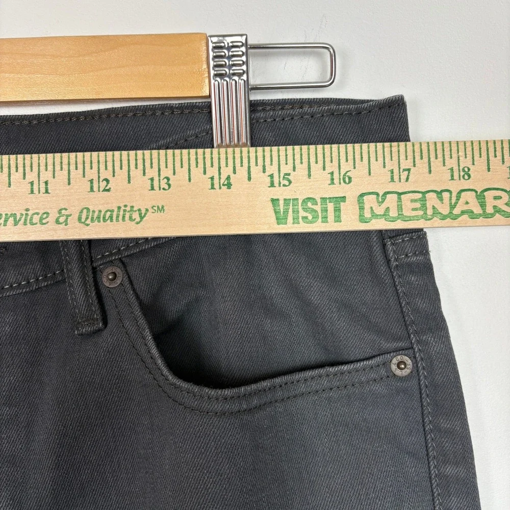 Levis Mens 541 Athletic Taper Jeans 33x32 Charcoal Gray Stretch Denim Minimalist